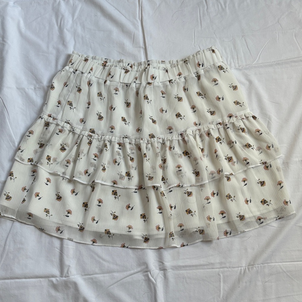 Cute Floral Mini Skirt